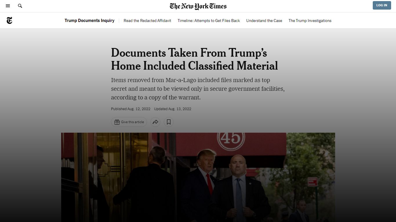 What We Learned From the Documents Taken From Trump's Home - The New ...